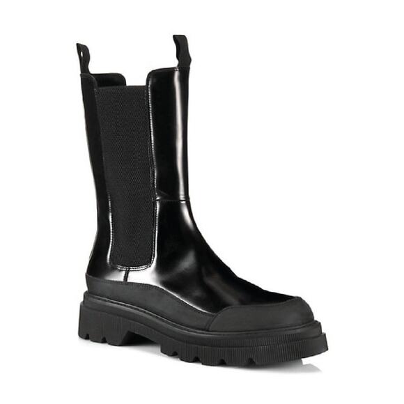 Voile Blanche - Black Leather Boots - EU 40 (US 10) - Picture 1 of 16